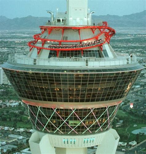 Stratosphere tower roller coaster April 22, 1996 | Stratosphere las ...