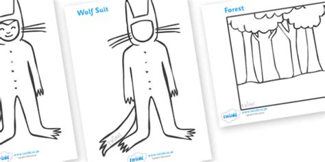 FREE! - Colouring Sheets to Support Teaching on Where the Wild Things Are