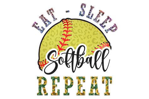 Funny Softball Sayings Sublimation By BlossomFonts | TheHungryJPEG