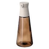 HALVTOM bottle with pour spout, glass/brown, 19 cm (7 ½") - IKEA