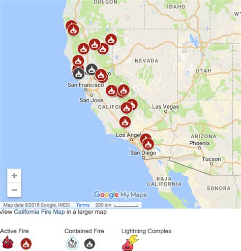 TheNewVerse.News : CALIFORNIA STATEWIDE FIRE MAP, AUGUST 2018