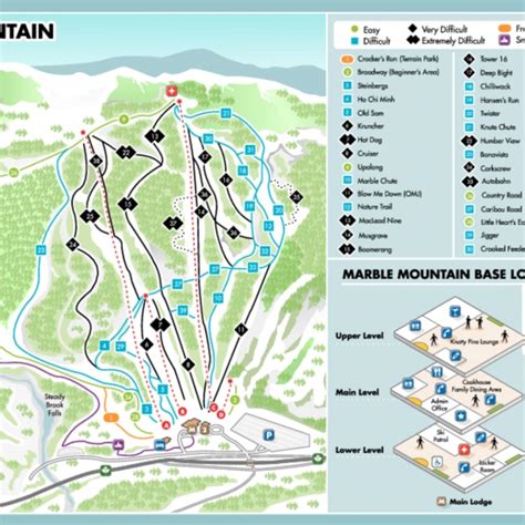 Marble Mountain Trail Map | Liftopia