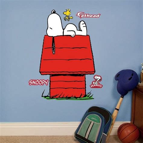 Fathead Peanuts Snoopy Wall Decals by Fathead Jr. ($38) liked on Polyvore featuring home ...