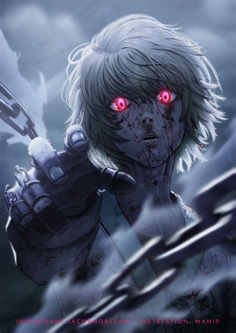 Scarlet Eyes Kurapika [Art By Jacob Noble] : r/HunterXHunter