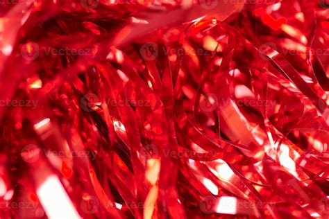 Party red tinsel, holiday background 11307472 Stock Photo at Vecteezy