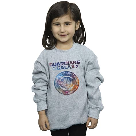 Marvel Girls Guardians Of The Galaxy Stars Fill Logo Sweatshirt - Walmart.com