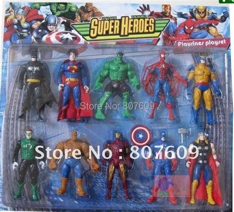 SUPER HEROES Action Figure toys Marvel The Avengers Heros,with light on ...