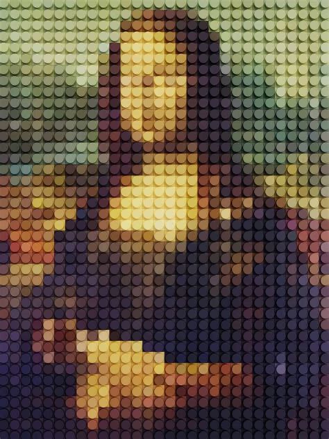 Mona Lisa LEGO version by TaniaChaudhry on DeviantArt