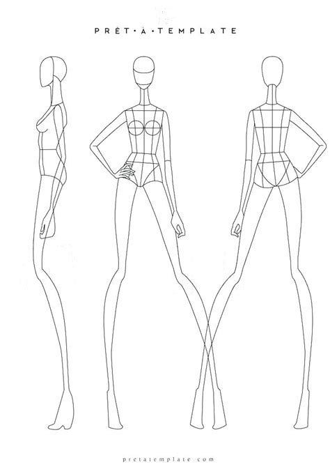 Female Body Outline Drawing ~ Silhouette Body Woman Female Clipart ...