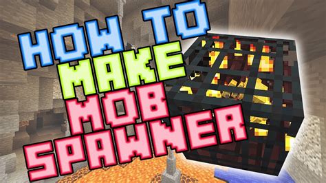 How to Make a Mob Spawner Farm in Survival - 2019 - Minecraft - YouTube