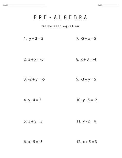 Practice Math Problems Printable | Educative Printable