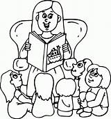 Read A Book Coloring Page  Home sketch template