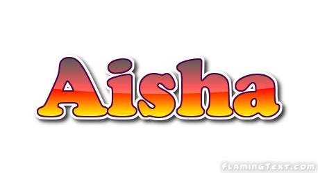 Aisha Logo | Free Name Design Tool from Flaming Text