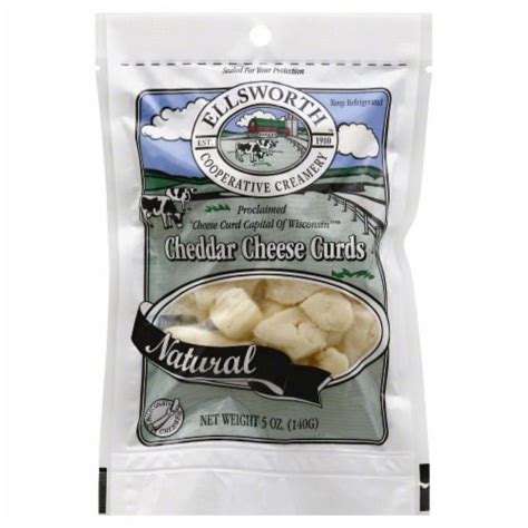 EllsWorth Cooperative Creamery Natural Cheddar Cheese Curds, 5 oz - Fry ...