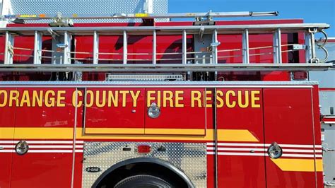 Orange County Fire Rescue Reveals New, More Efficient Engine