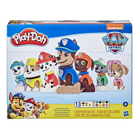 Play-Doh PAW Patrol Hero Pack, Includes 13 Non-Toxic Colors, 16 Ounces Total - Walmart.com ...