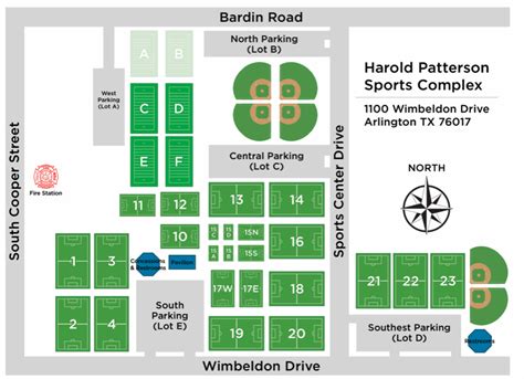 Harold Patterson Sports Center Map - Printable Online