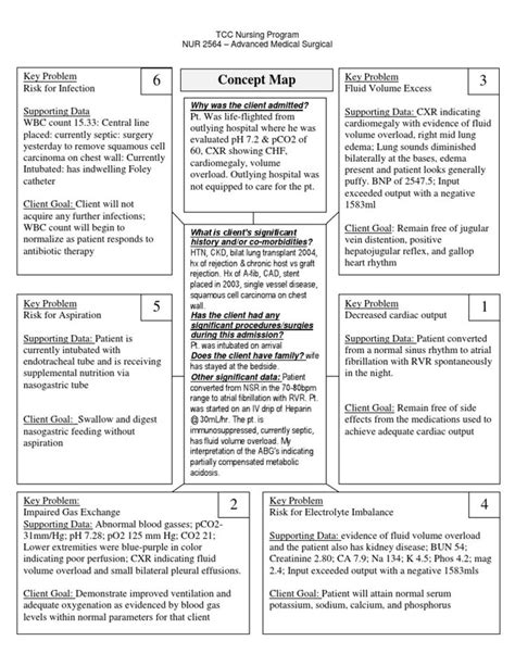 concept map for cc pt | Concept map nursing, Concept map, Nurse study notes