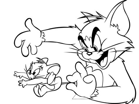 Free Printable Tom And Jerry Coloring Pages For Kids | Cartoon coloring ...