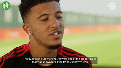 VIDEO: Jadon Sancho's first interview as a Manchester United player