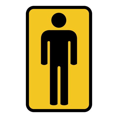 Male Toilet Sign on Transparent Background 17177704 PNG