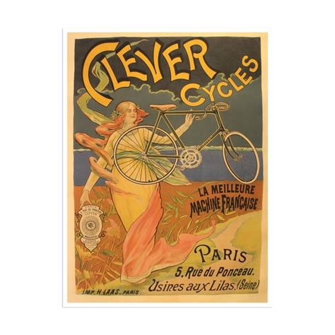 Vintage Bike Poster - Etsy