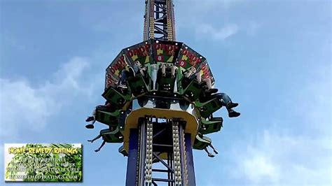 Scary Carnival Ride That Drops You Over 3 Stories - YouTube