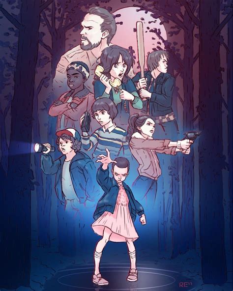 Stranger Things Fan Art Wallpapers - Top Free Stranger Things Fan Art Backgrounds - WallpaperAccess