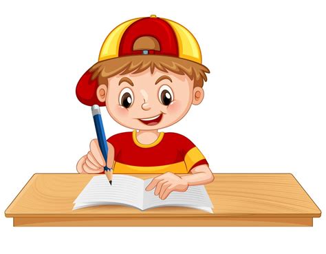 children doing homework - Clipart World