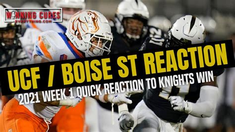 UCF vs Boise State quick reaction & recap 2021 College Football - Win ...