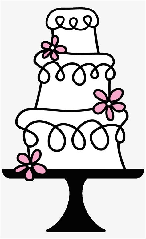 Wedding Cake Clip Art // GAW