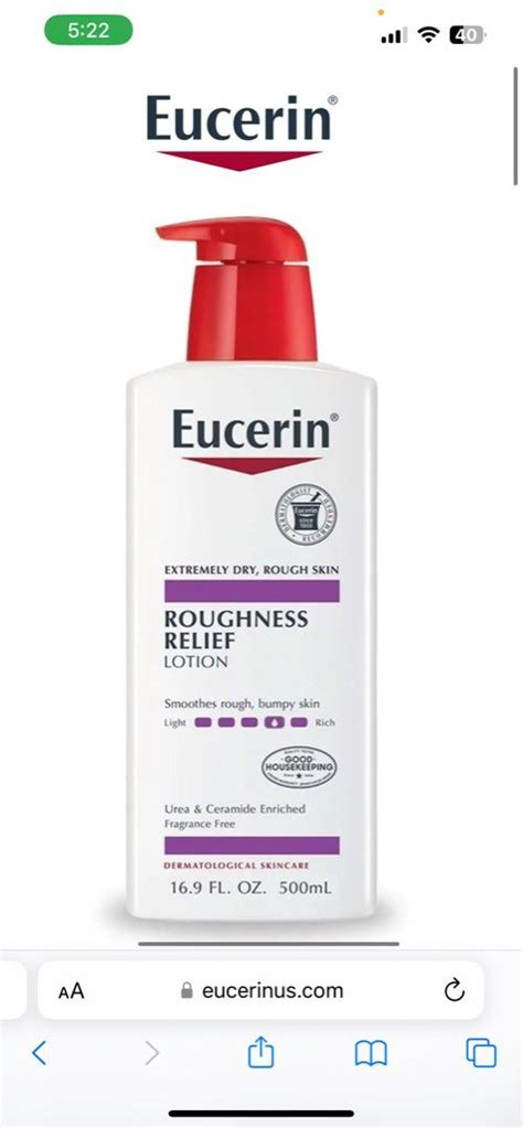 Eucerin Roughness Relief Body Lotion 500ml, Beauty & Personal Care ...