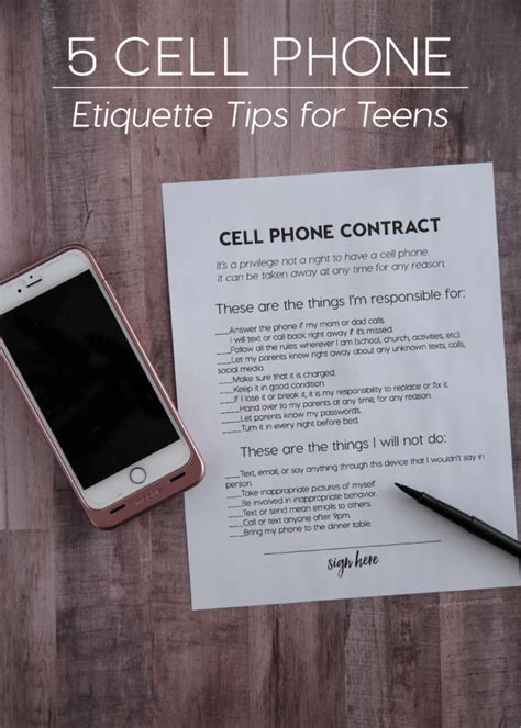 Cell Phone Etiquette Tips for Teens