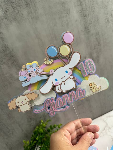 Cinnamoroll Cake Topper - Etsy