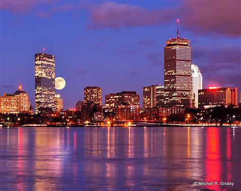 50+ Boston Skyline At Night Wallpaper Images - Lan J. Macias