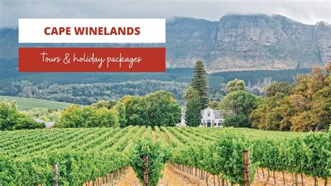 Cape Winelands tours & holiday packages - YouTube