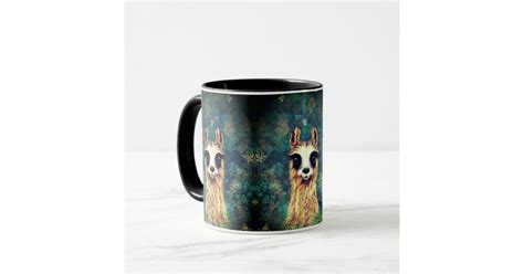 Funny Mug with Curious Baby Llama | Zazzle