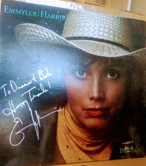 Signed Emmylou Harris Thirteen album | Etsy