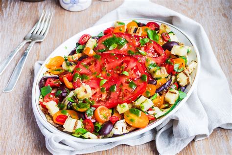 Grilled Mediterranean Veg Salad |Euphoric Vegan