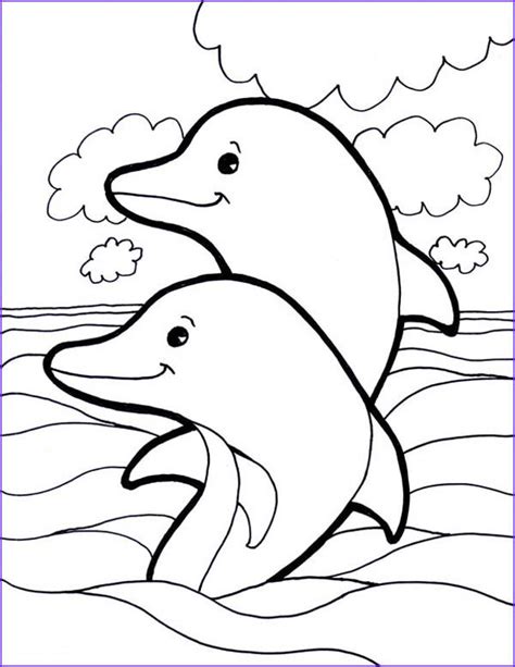 8 Beautiful Baby Dolphin Coloring Pages Image | Dolphin coloring pages, Coloring books, Animal ...