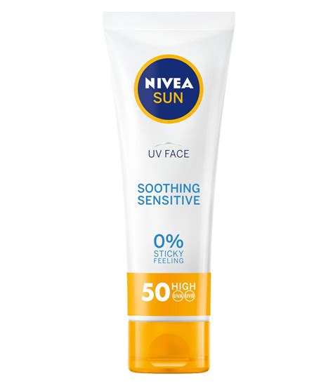 Nivea Sun UV Face Soothing Sensitive Sun Cream SPF 50