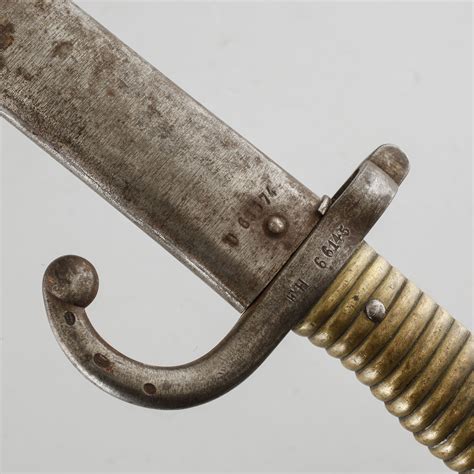 A french bayonet, dated 1875. - Bukowskis