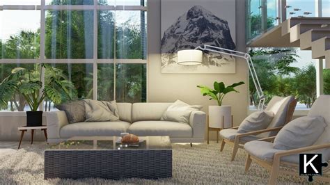 Lumion 10 Interior Rendering | Living Area - YouTube