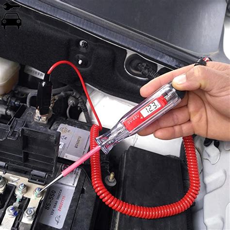 Universal 5 48V Automotive LCD Digital Circuit Tester Electric Voltage Test Power Probe Circuit ...