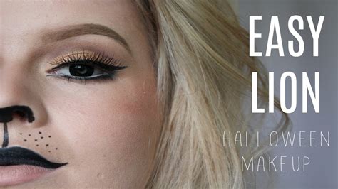 Easy Lion Makeup Tutorial! Halloween with Maybelline ♡ - YouTube