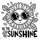 Best Free coloring Picture Be The Sunshine By Earth Cool Guy  TPT sketch template