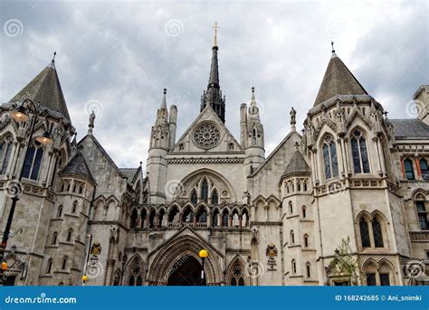 Royal Courts of Justice, London, UK Stock Image - Image of case, order ...