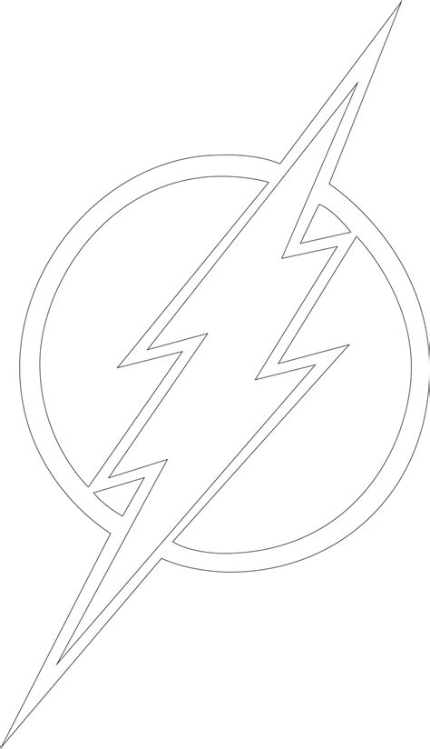 Flash Logo Outline by mr-droy on DeviantArt