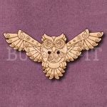 Steampunk Owl Button