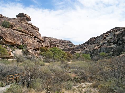 Ravine through East Mountain: Hueco Tanks State Park and Historic Site ...